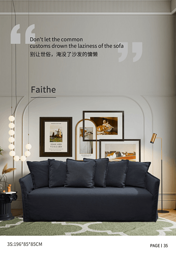 Removable cover KD sofa
