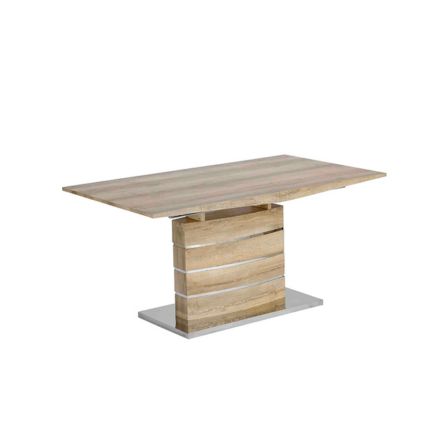 ESOU Stylish Natural Wood MDF Extension Dining Table DT-9104