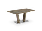 ESOU MDF Dining Table with Stainless Steel Bottom Plate DT-9107