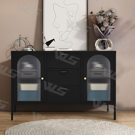 WLS manufacturer sideboard metal storage cabinet with drawers