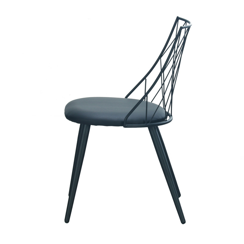 C-1354 Iron mesh back dining chair