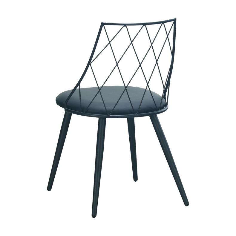 C-1354 Iron mesh back dining chair