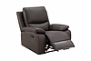 Leather recliner sofa set
