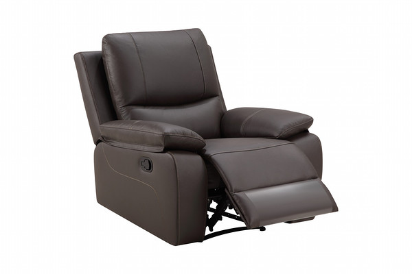 Leather recliner sofa set