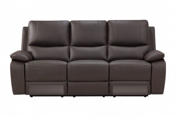 Leather recliner sofa set