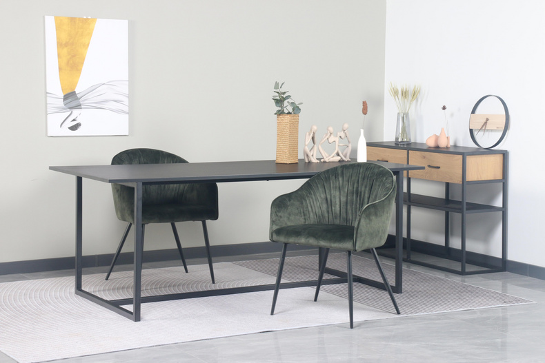 T-2025 MDF square dining table