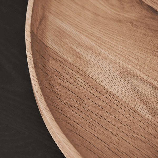 Contemporary Customized Modern Home Furniture Round Wood Nesting Coffee Table for Living Room