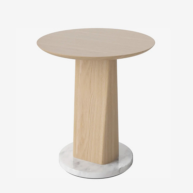 Contemporary style round shaped wood Side Table Living Room Furniture Italian Design Luxury coffee table