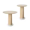 Contemporary style round shaped wood Side Table Living Room Furniture Italian Design Luxury coffee table