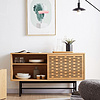 High quality modern design natural wood cabinet for living room from home storage