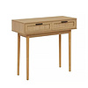 Modern Europe Style Living Room Furniture Console Table Rectangular Rattan 2 Drawers Console Table