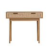 Modern Europe Style Living Room Furniture Console Table Rectangular Rattan 2 Drawers Console Table