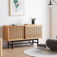 High quality modern design natural wood cabinet for living room from home storage