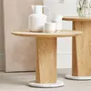 Contemporary style round shaped wood Side Table Living Room Furniture Italian Design Luxury coffee table