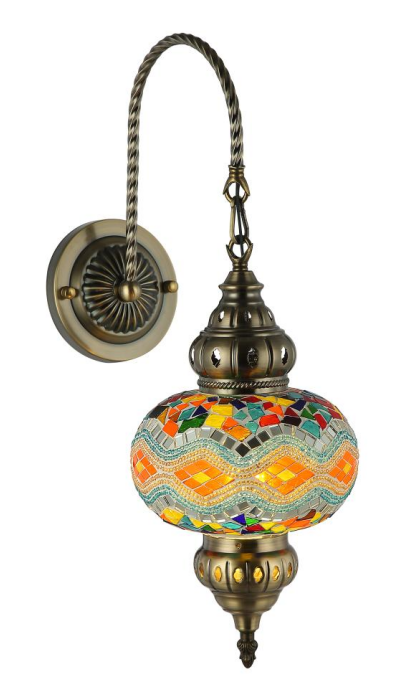 Mosaic wall lamp