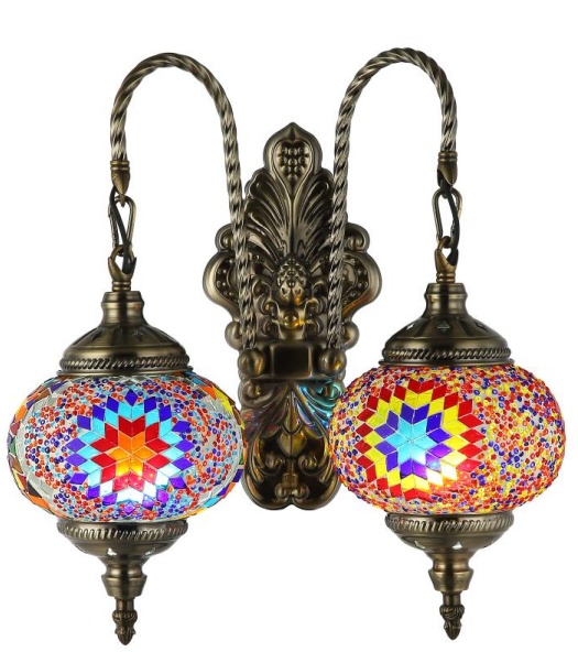 Mosaic wall lamp