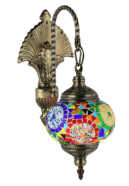 Mosaic wall lamp