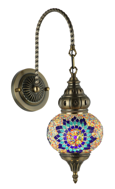 Mosaic wall lamp