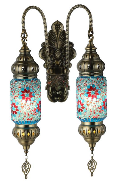 Mosaic wall lamp