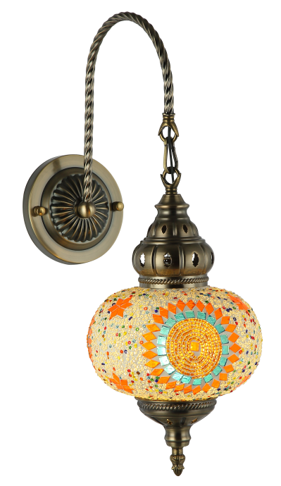 Mosaic wall lamp