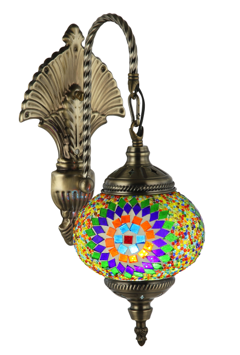 Mosaic wall lamp