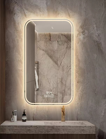 Bathroom lamp mirror