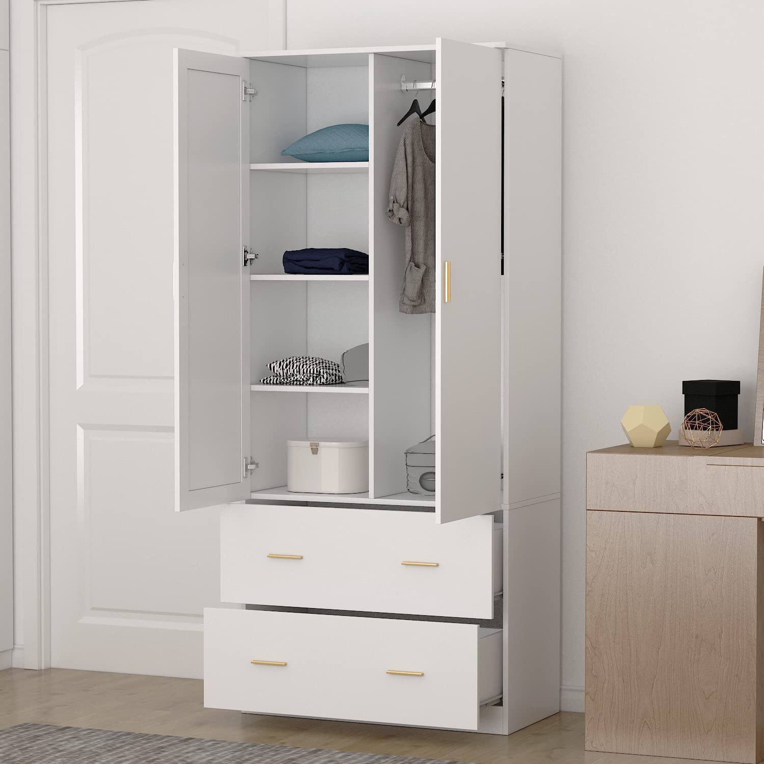 Cabinet Wardrobe With Mirror