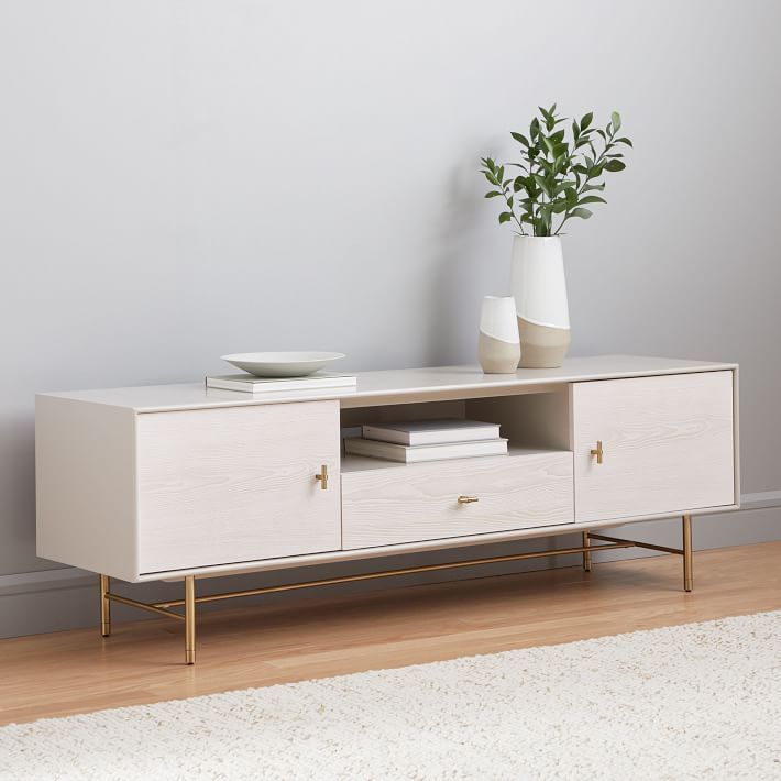 White Comtemporary TV Stand