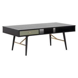 Black Coffee Table With Drawer