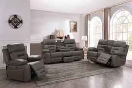 power recliner sofa set #9536