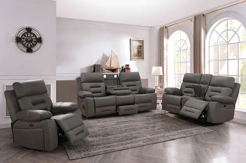 power recliner sofa set #9536