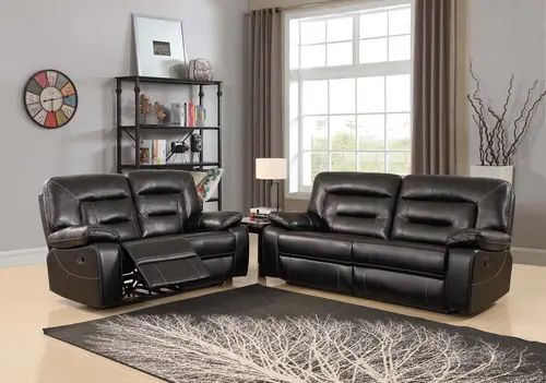 manual recliner sofa set #9433