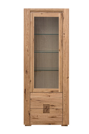 Montana single vitrine ( 1-glass door + 2-drawers )