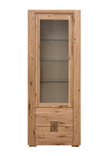 Montana single vitrine ( 1-glass door + 2-drawers )