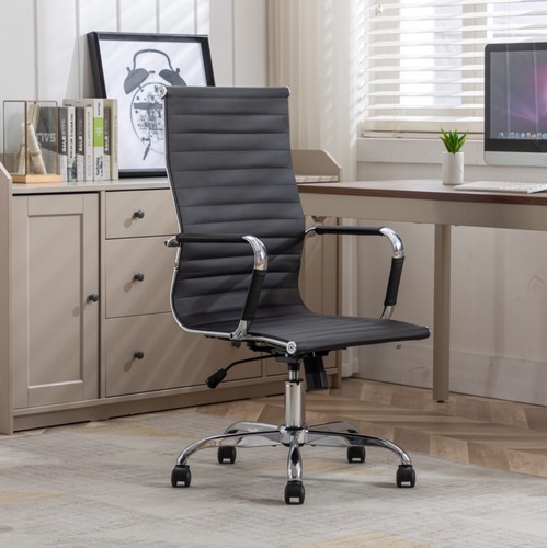 MLM-611146-F KD Base High Back Metal Frame Chair