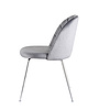 Grey Velvet Dining Chair