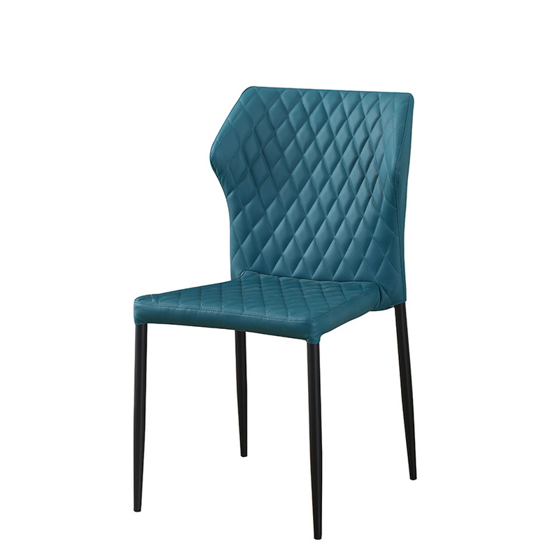 Blue PU Dining Chair