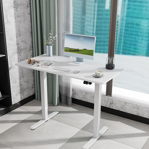 V-mounts Single Motor Electric Adjustable Desk JSD5-01-1P