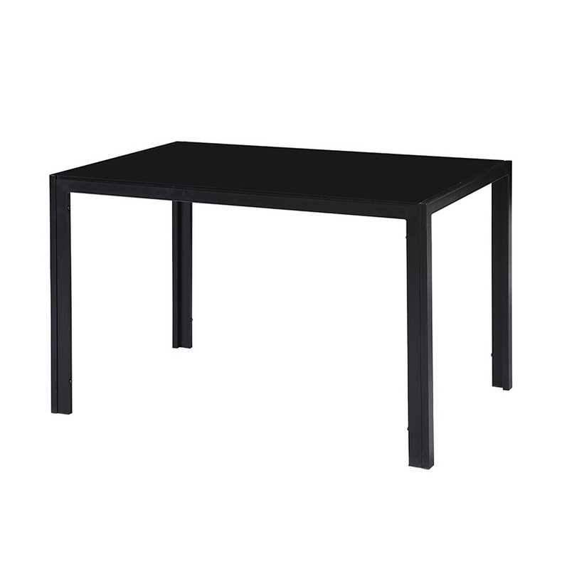 Black Tempered Glass Dining Table