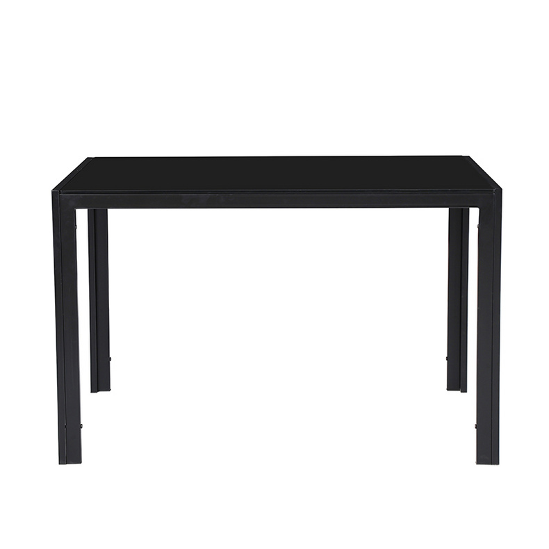 Black Tempered Glass Dining Table