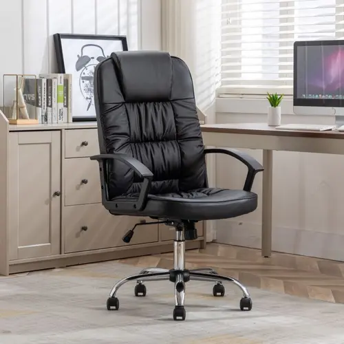 MLM-611190 Medium Back Cozy PU Office Chair