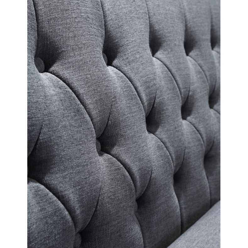 Button Tufted fabric sofa set,2+3 living room sofa