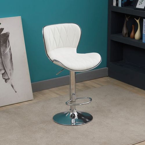 MLM-620159 Swivel Adjustable Height PU Bar Chair with Back