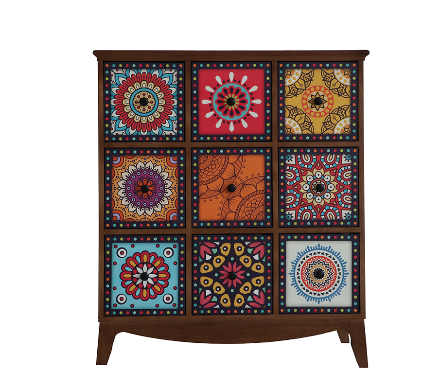 modern mid century solid wood chest, antique storage drawer for living room,dresser for bedroom