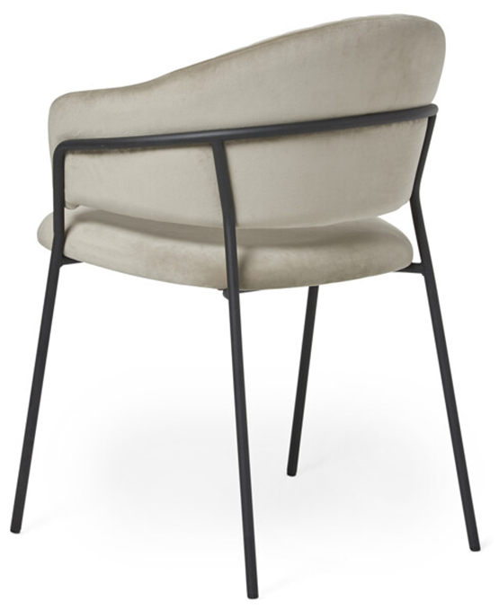Velvet Upholstery Dining Chair