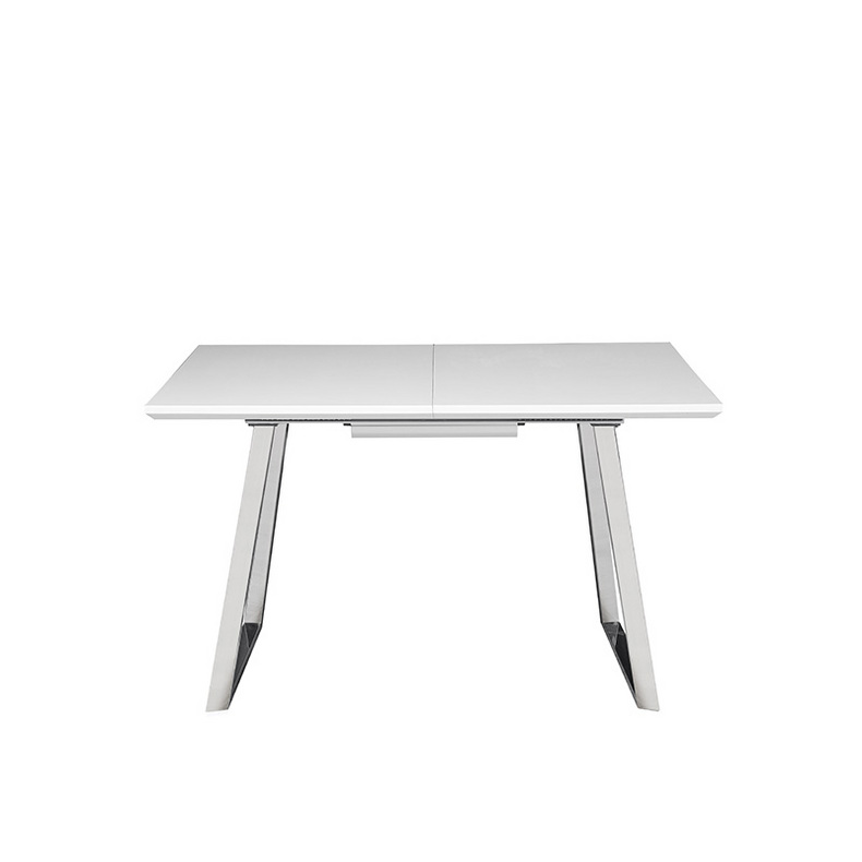 Silver Chromed Extension Dining Table