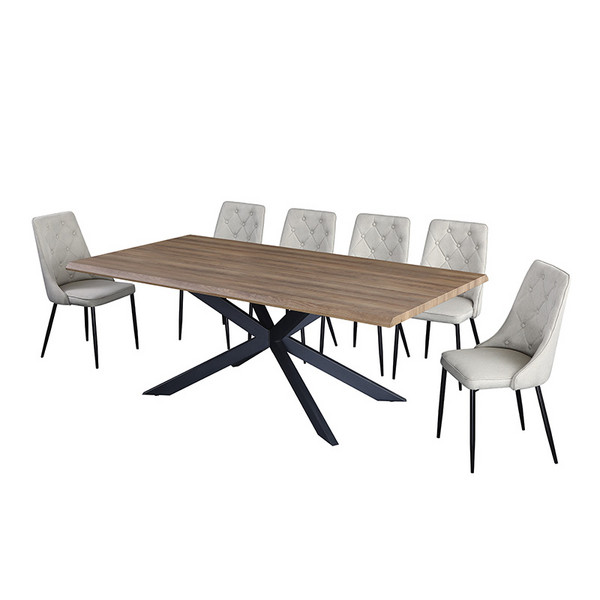 Oak Veneer Dining Table