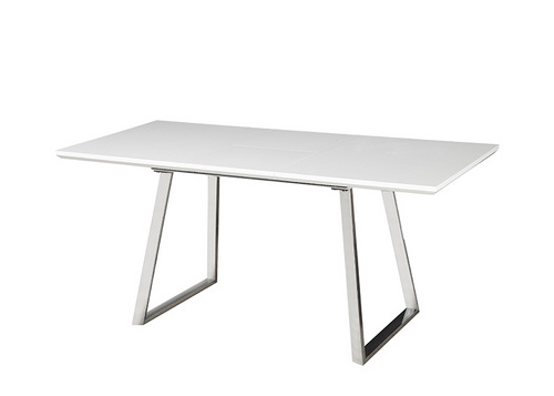 Silver Chromed Extension Dining Table