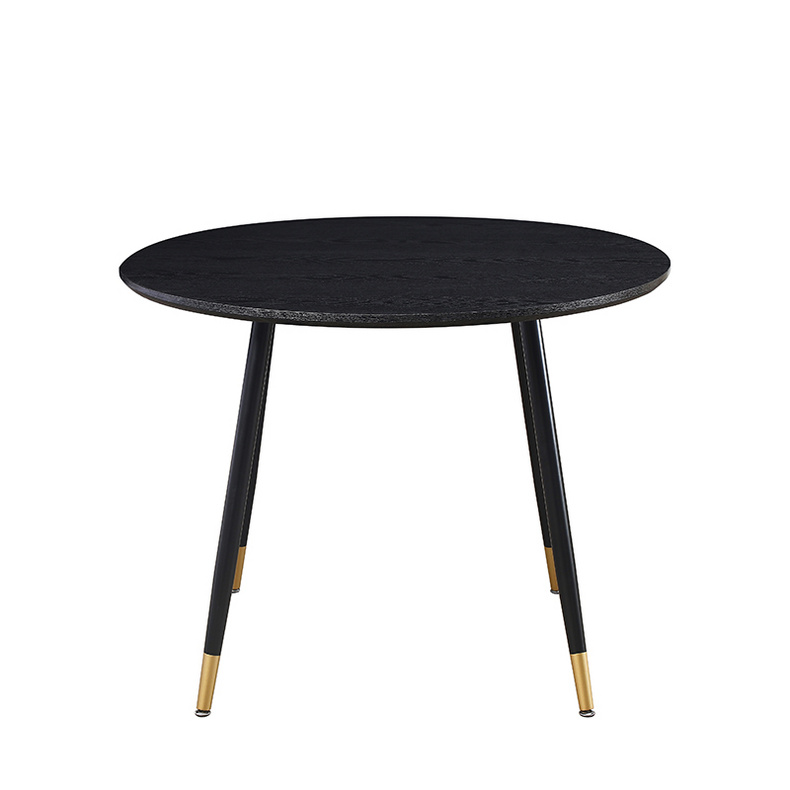 Round Dining Table with Golden Tips