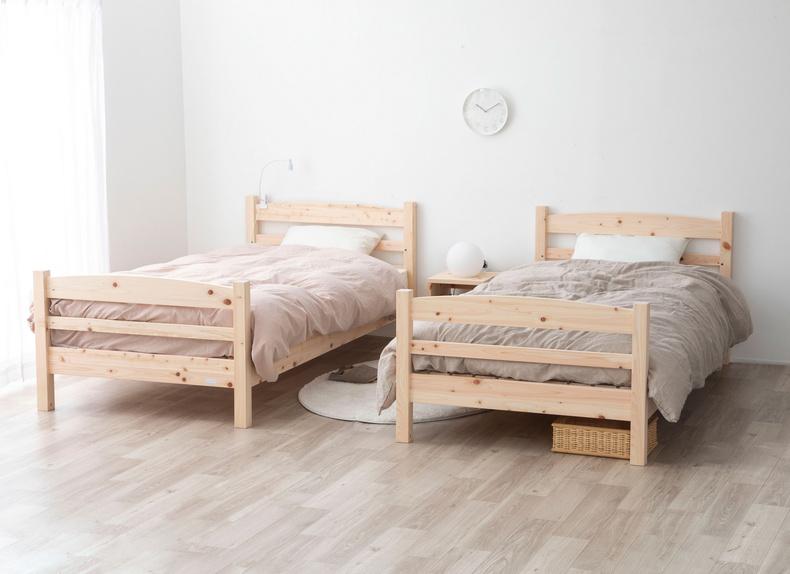 Japanese cypress bunk bed